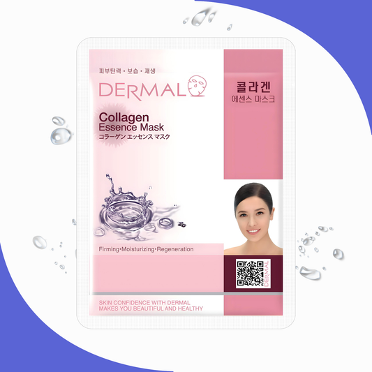 Anti Aging Care Face Mask - '7 Combo Pack' DERMAL Collagen Essence Korean