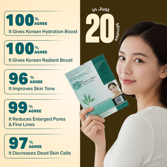 Soothing Care Face Mask - '6 Combo Pack' DERMAL Collagen Essence Korean