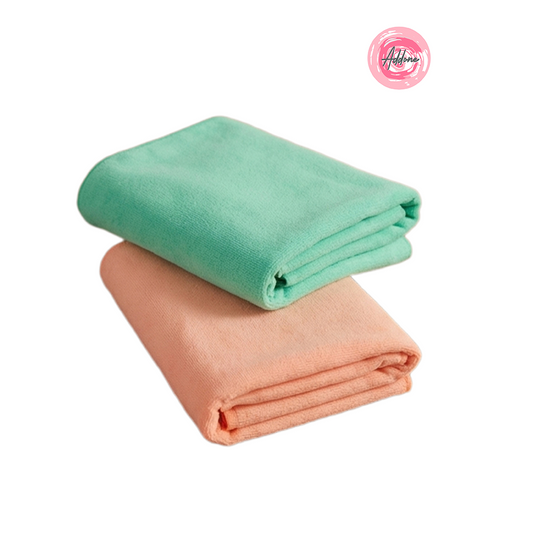 Hand Towel - Orange & Green