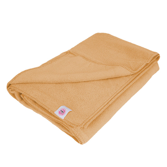 Addone Quick-Dry Microfiber Bath Towel - Orange Solid